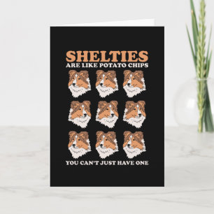 Shelties sind wie Hund Shetland Sheepdog Sheltie Karte