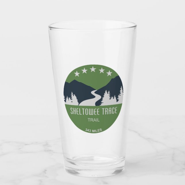 Sheltowee Wanderweg Kentucky Tennessee Glas (Vorderseite)