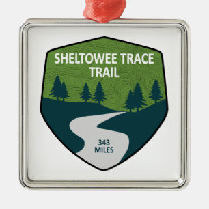 Sheltowee Wanderweg Kentucky Tennessee Ornament Aus Metall