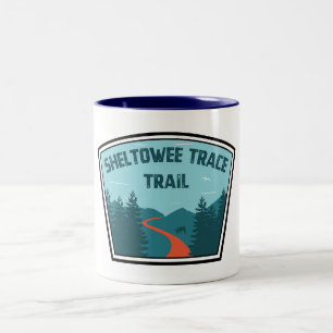 Sheltowee Wanderweg Kentucky Tennessee Zweifarbige Tasse