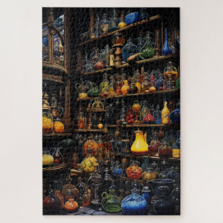 Shelves of Potion Bottles Puzzle