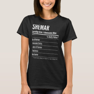 Shemar Serving Size Nutrition Label Kalorien T-Shirt