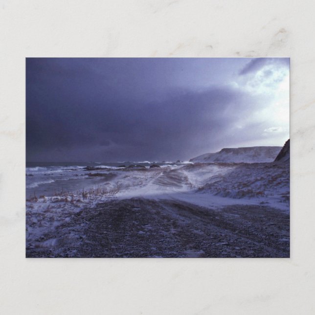 Shemya Island North Beach Postkarte (Vorderseite)