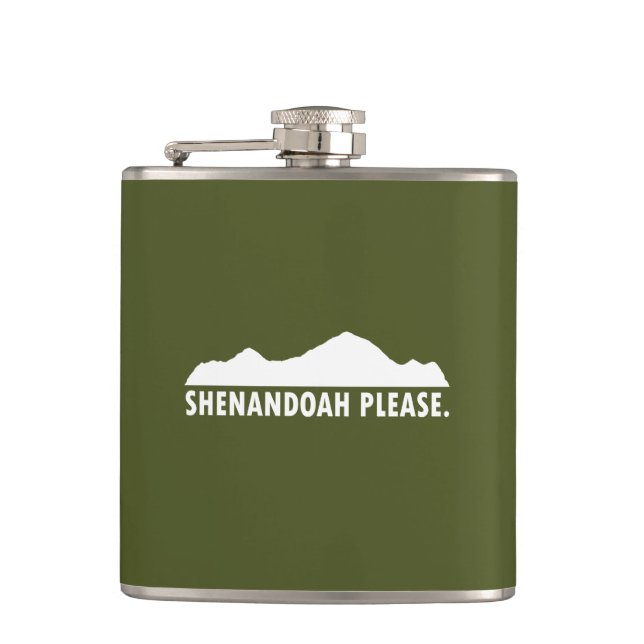 Shenandoah Bitte Flachmann (Vorderseite)