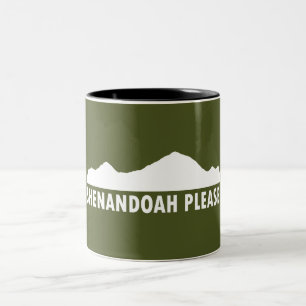 Shenandoah bitte zweifarbige tasse