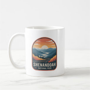 Shenandoah National Park Scenic Drive Abzeichen Kaffeetasse