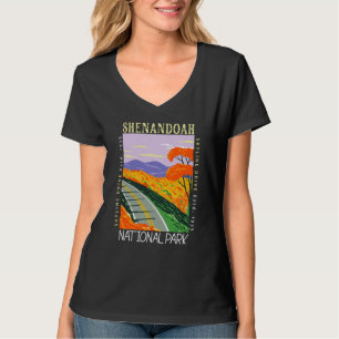 Shenandoah National Park Skyline Drive Distressed T-Shirt