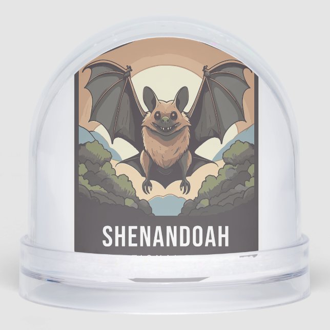 Shenandoah National park Snow Globe Schneekugeln (Vorderseite)
