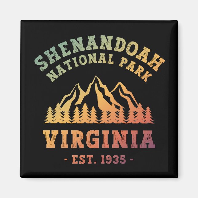 Shenandoah National Park Virginia USA Magnet (Vorne)