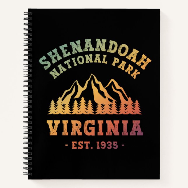 Shenandoah National Park Virginia USA Notizbuch (Vorderseite)
