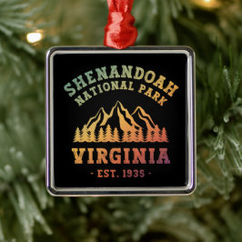 Shenandoah National Park Virginia USA Ornament Aus Metall