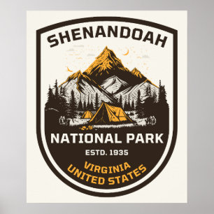 Shenandoah Nationalpark Außenbereich und Natur Poster