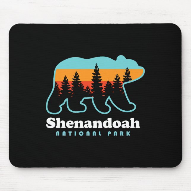 Shenandoah Nationalpark Bär Shenandoah Tal  Mousepad (Vorne)