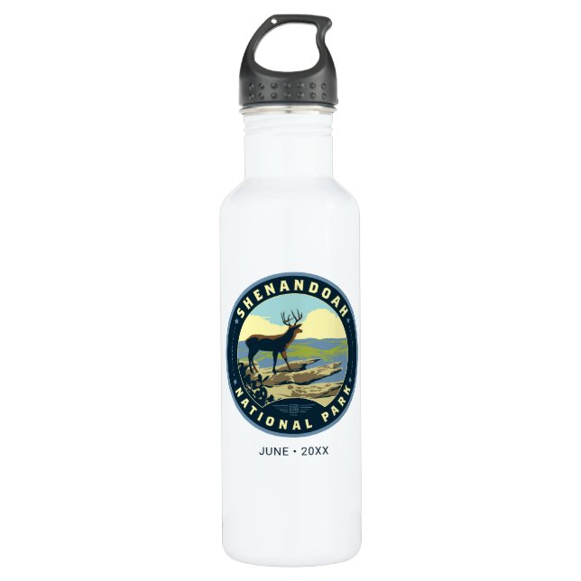 Shenandoah-Nationalpark Edelstahlflasche (Vorderseite)