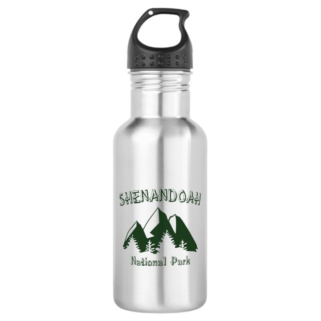 Shenandoah-Nationalpark Edelstahlflasche (Vorderseite)