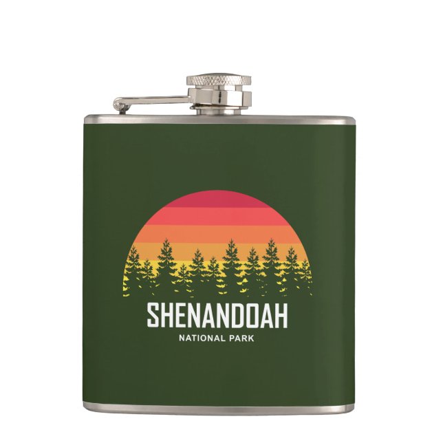 Shenandoah-Nationalpark Flachmann (Vorderseite)