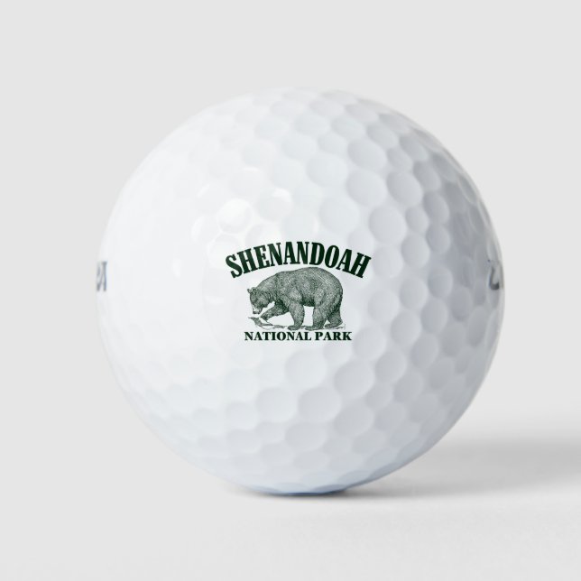 Shenandoah-Nationalpark Golfball (Vorderseite)