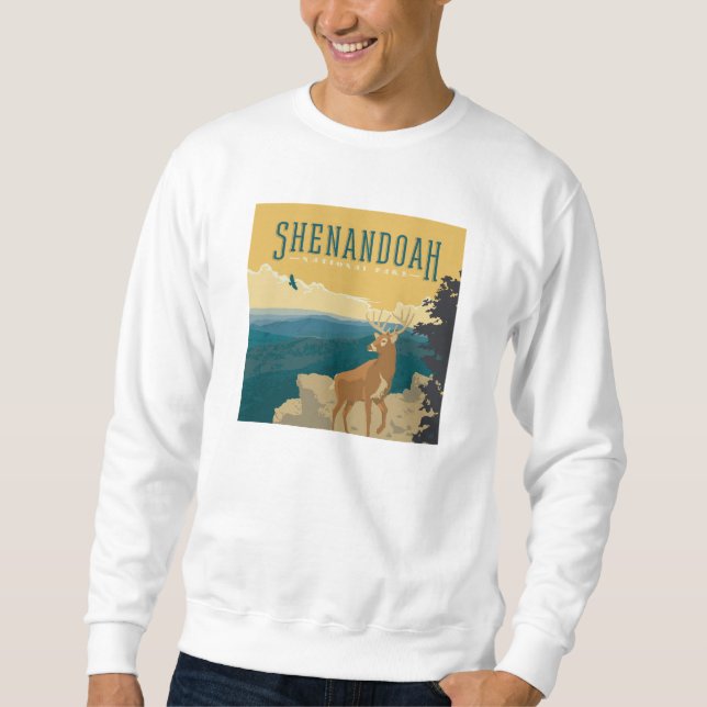Shenandoah-Nationalpark | Hirsch Sweatshirt (Vorderseite)