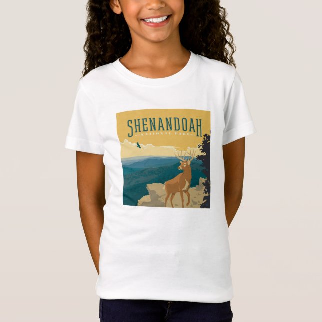 Shenandoah-Nationalpark | Hirsch T-Shirt (Vorderseite)