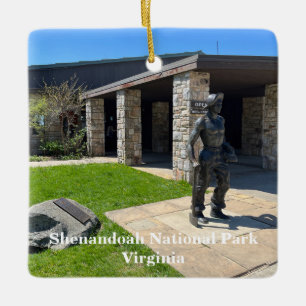 Shenandoah-Nationalpark in Virginia Keramikornament