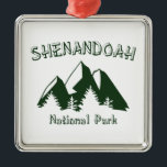 Shenandoah-Nationalpark Ornament Aus Metall<br><div class="desc">Mit Skyline Drive,  endlosen Bergen und vielfältiger Wildnis,  Shenandoah hat alles!</div>