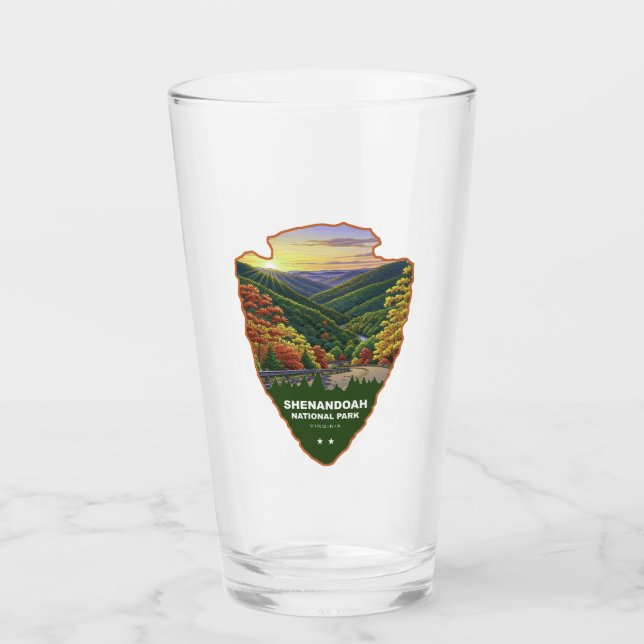 Shenandoah-Nationalpark-Pfeilspitze Glas (Vorderseite)