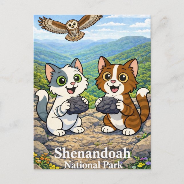 Shenandoah-Nationalpark Postkarte (Vorderseite)