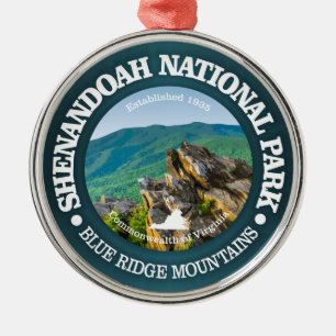Shenandoah Nationalpark Silbernes Ornament