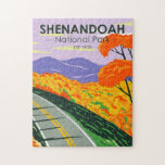Shenandoah Nationalpark Skyline Drive Virginia Puzzle<br><div class="desc">Shenandoah Vektorgrafik Design. Das Skyline Drive ist lang und ein weitläufiges Netz von Trails umfasst einen Abschnitt des Appalachen-Fernwegs.</div>