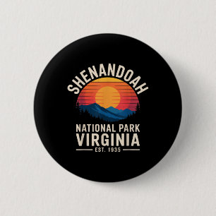 Shenandoah Nationalpark Virginia Berge Wandern Button