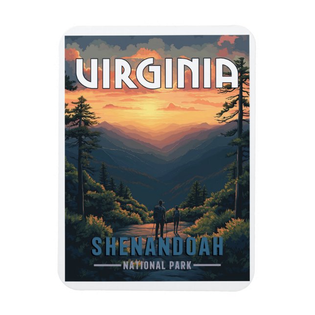 Shenandoah-Nationalpark, Virginia Magnet (Vertikal)