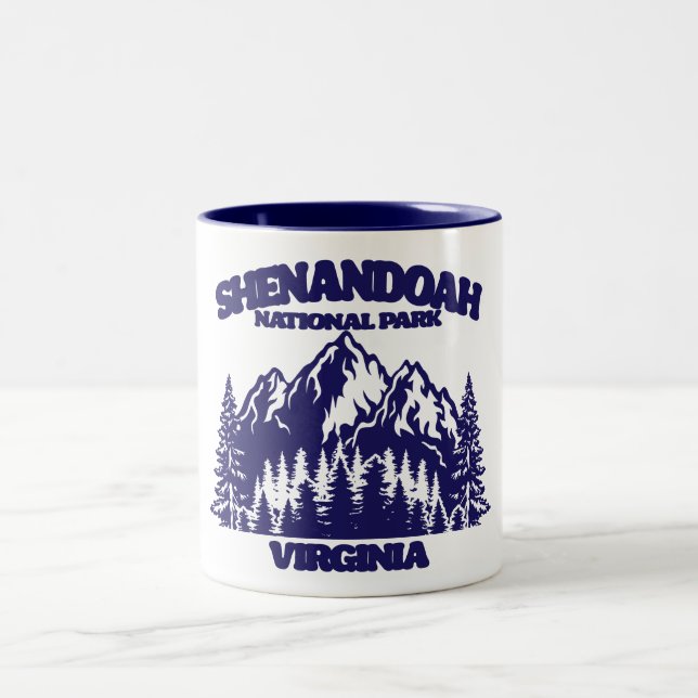 Shenandoah-Nationalpark Zweifarbige Tasse (Mittel)