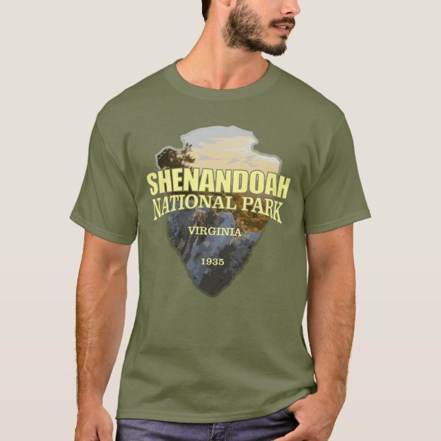 Shenandoah NP (Pfeilspitzen) T-Shirt (Vorderseite)