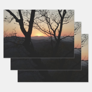 Shenandoah Sunset Nationalpark Landschaft Geschenkpapier Set