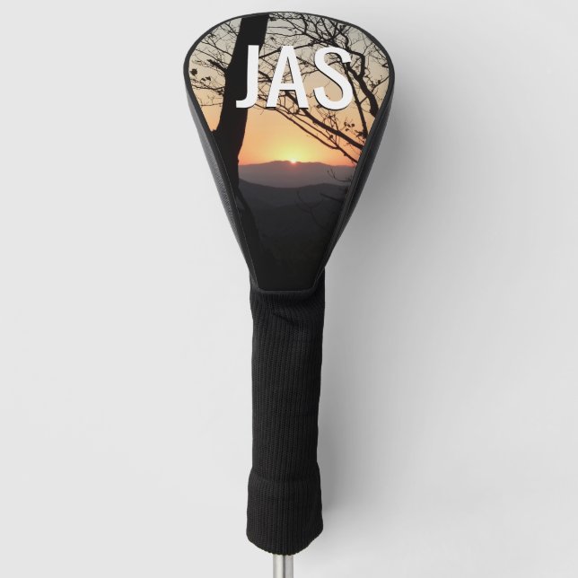 Shenandoah Sunset Nationalpark Landschaft Golf Headcover (Vorderseite)