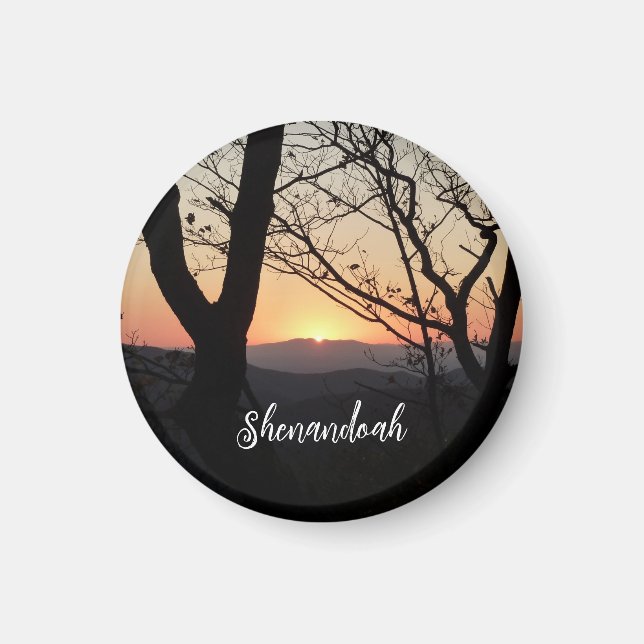 Shenandoah Sunset Nationalpark Landschaft Magnet (Vorne)