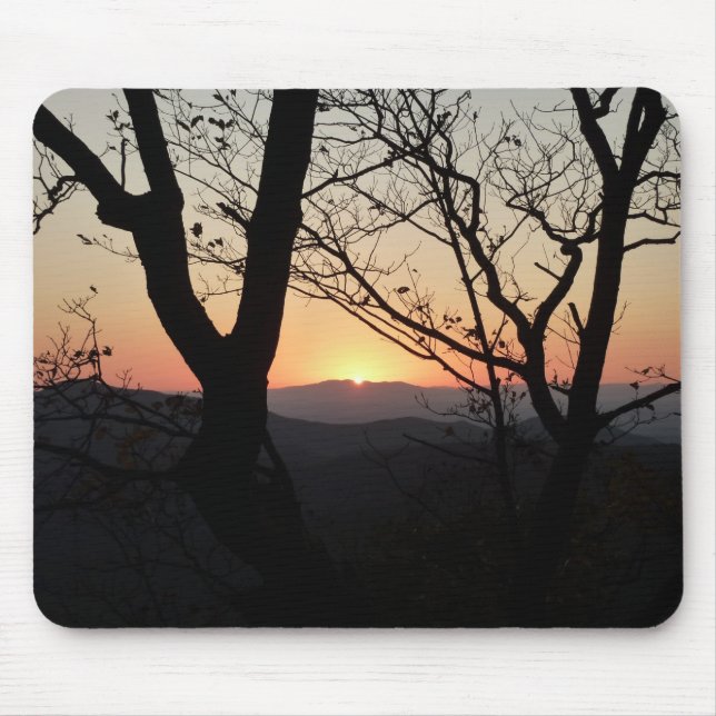 Shenandoah Sunset Nationalpark Landschaft Mousepad (Vorne)