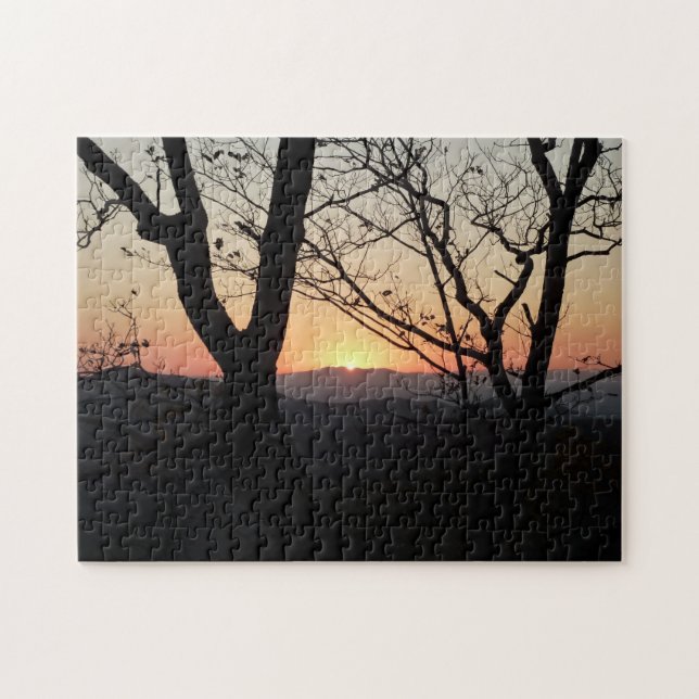 Shenandoah Sunset Nationalpark Landschaft Puzzle (Horizontal)
