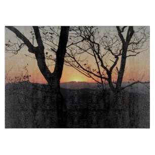 Shenandoah Sunset Nationalpark Landschaft Schneidebrett
