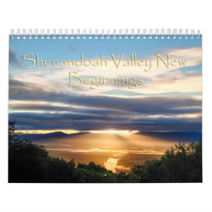 Shenandoah Valley Neue Anfänge Sonnenaufgang Kalen Kalender