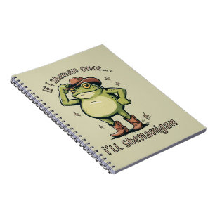 Shenanigan Lustiger Psychische Gesundheit Frosch Notizblock