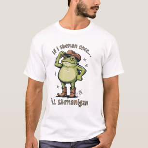 Shenanigan Lustiger Psychische Gesundheit Frosch  T-Shirt
