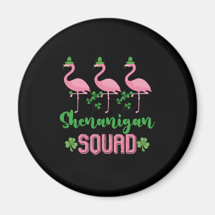Shenanigan Squad Flamingo Kobold St Patrick's  Magnet