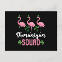 Shenanigan Squad Flamingo Leprechaun St Patrick s