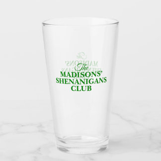 Shenanigan St Patricks Family Name Glas