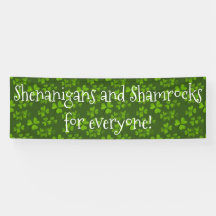 Shenanigans and Kleeblatts Pattern St Patrick's Da