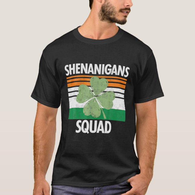 Shenanigans Coordinator Funny St. Patricks Day Tea T-Shirt (Vorderseite)