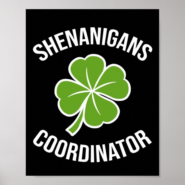 Shenanigans Coordinator St Patrick's Day Poster (Vorne)