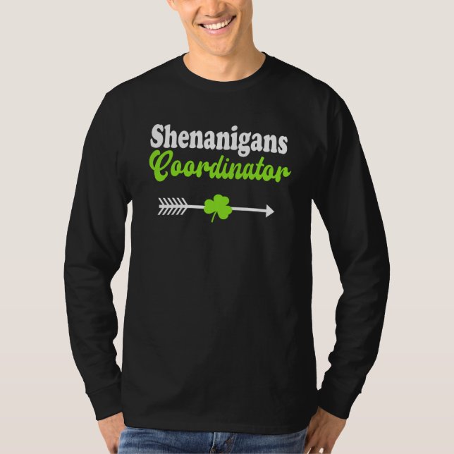 Shenanigans Coordinator St Patrick's Shamrock  1 T-Shirt (Vorderseite)