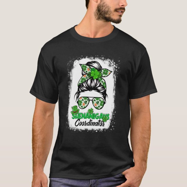Shenanigans Coordinator Teacher St Patrick's Day   T-Shirt (Vorderseite)